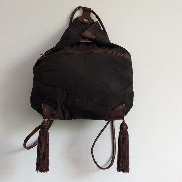 Giorgio Armani Brown Backpack with Structured Design - Picture 3 of 11